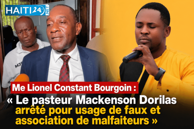 Tôi Lionel Constant Bourgoin: “Mục sư Mackenson Dorilas bị bắt
