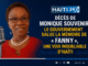 Cái chết của quà lưu niệm Monique: Chính phủ tưởng niệm “Fanny”, giọng nói khó quên của Haiti Tin tức mới nhất từ Haiti: Chính trị, An ninh, Kinh tế, Văn hóa.