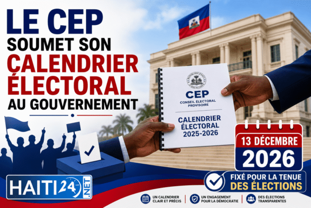 CEP nộp lịch bầu cử của mình lên chính phủ,