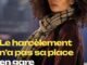 Alsace. Áp phích tuyên truyền chống quấy rối trên tàu hỏa