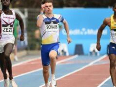 Điền kinh. Cú đúp khó tin 100m-200m của Alsatian Théo Schaub tại giải vô địch Pháp