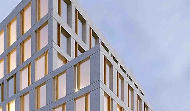 Hình ảnh do máy tính tạo ra của Elpida, tòa nhà văn phòng tương lai. Tài liệu được cung cấp