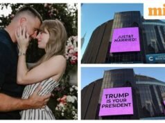 Nhà Trắng troll show diễn đám cưới của Taylor Swift-Travis Kelce với thông điệp ‘Trump là tổng thống của bạn’