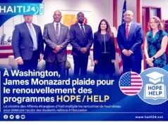 Tại Washington, James Monazard cầu xin đổi mới các chương trình HOPE/HELP. Tin tức mới nhất từ Haiti: Chính trị, An ninh, Kinh tế, Văn hóa.