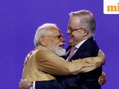 Thủ tướng Modi ôm người đồng cấp Úc Albanese tại sự kiện cộng đồng người Ấn Độ ở Melbourne – xem video