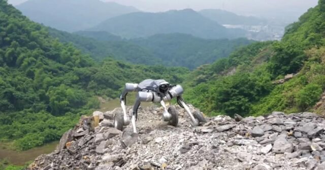 Unitree AS2-W, chú chó robot leo dốc 45 độ và